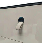 Modern Minimalist Nightstand with Quiet Sliding Rails – 3-Drawer, Large-Capacity Bedside Storage Table for the Bedroom