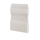 Modern Art Deco Foldable Room Divider - Rectangular Curved Design in Kraft Paper and Acrylic for Living Room