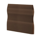 Modern Art Deco Foldable Room Divider - Rectangular Curved Design in Kraft Paper and Acrylic for Living Room