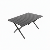 Modern Minimalist Rectangular Carbon Steel Outdoor Folding Table - Durable & Space-Saving