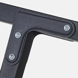 Modern Minimalist Rectangular Carbon Steel Outdoor Folding Table - Durable & Space-Saving