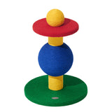 Modern Rectangular Cat Tree – 2/3/4-Tier Multi-Level with Particleboard, Corrugated Paper, Sisal & Jute (EPS Core) for Living Room