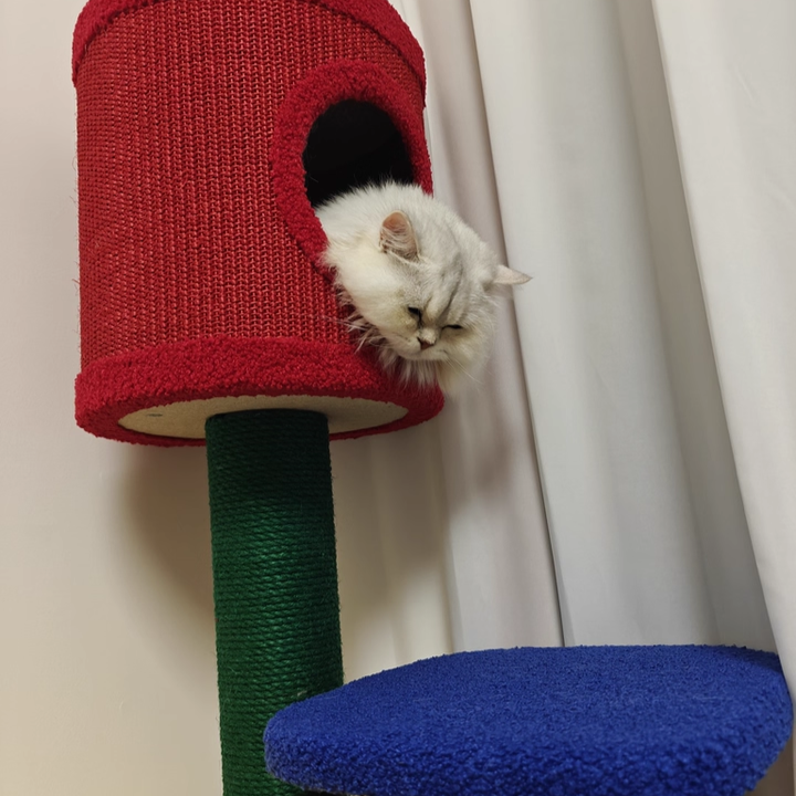 Modern Rectangular Cat Tree – 2/3/4-Tier Multi-Level with Particleboard, Corrugated Paper, Sisal & Jute (EPS Core) for Living Room