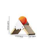 Contemporary Triangular MDF Cat Tree with Corrugated Paper and Sisal – Snow Mountain Design for Bedroom