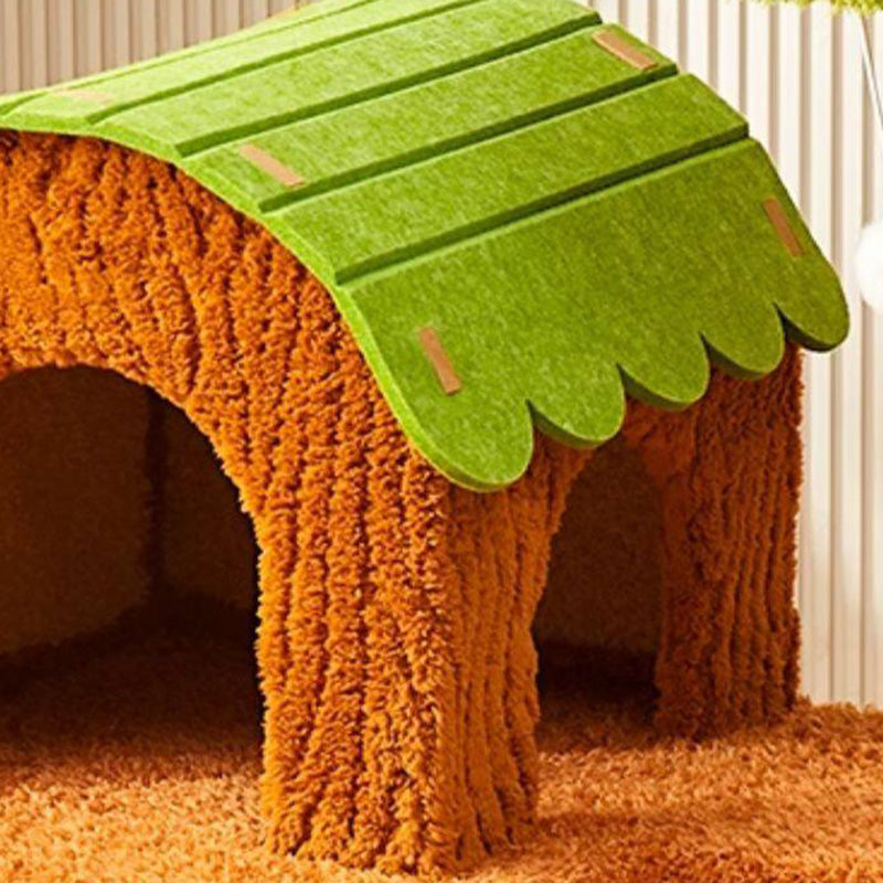 Modern Rectangular MDF Cat Tree with Velvet-Felt Finish and Sisal Scratching Posts — 2/3/4-Tier Tree House for Living Room
