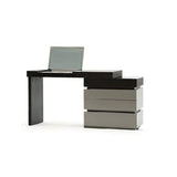 Modern Minimalist Rectangular Makeup Vanity — Multi-Layer Solid Wood Build, Sturdy & Eco-Friendly with Natural Clear Grain, Efficient Storage, Space-Saving & Easy-Clean Surface for Living Room & Bedroom
