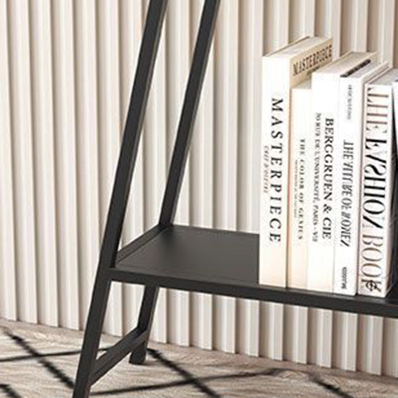 Sleek Modern Minimalist Solid Wood Console Table with Iron Frame, 3-Tier Rectangular Storage for Entryways
