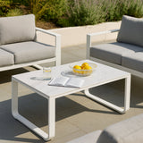 Rust-Resistant Rectangular Outdoor Coffee Table — 1-Tier Design with Ample Space for Balcony & Garden