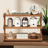 Elegant Traditional Chinese MDF & Bamboo Rectangular E-Shaped Bookshelf - 2/3/4-Tier Storage for Living Room & Bedroom