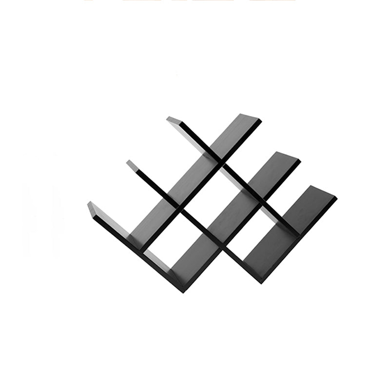 Sleek Bamboo W-Shape 8-Bottle Wine Rack – Minimalist Countertop Display for Your Kitchen