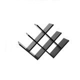 Sleek Bamboo W-Shape 8-Bottle Wine Rack – Minimalist Countertop Display for Your Kitchen