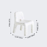 Contemporary Nordic PE Oval Kids Desk & Chair Set – Colorful, Safe & Durable for Living Room & Study