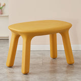 Contemporary Nordic PE Oval Kids Desk & Chair Set – Colorful, Safe & Durable for Living Room & Study