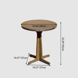 Contemporary Retro Solid Wood, Plywood & Iron Coffee Table & Chair Set – Round & Square Design for Balcony & Living Room