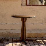 Contemporary Retro Solid Wood, Plywood & Iron Coffee Table & Chair Set – Round & Square Design for Balcony & Living Room