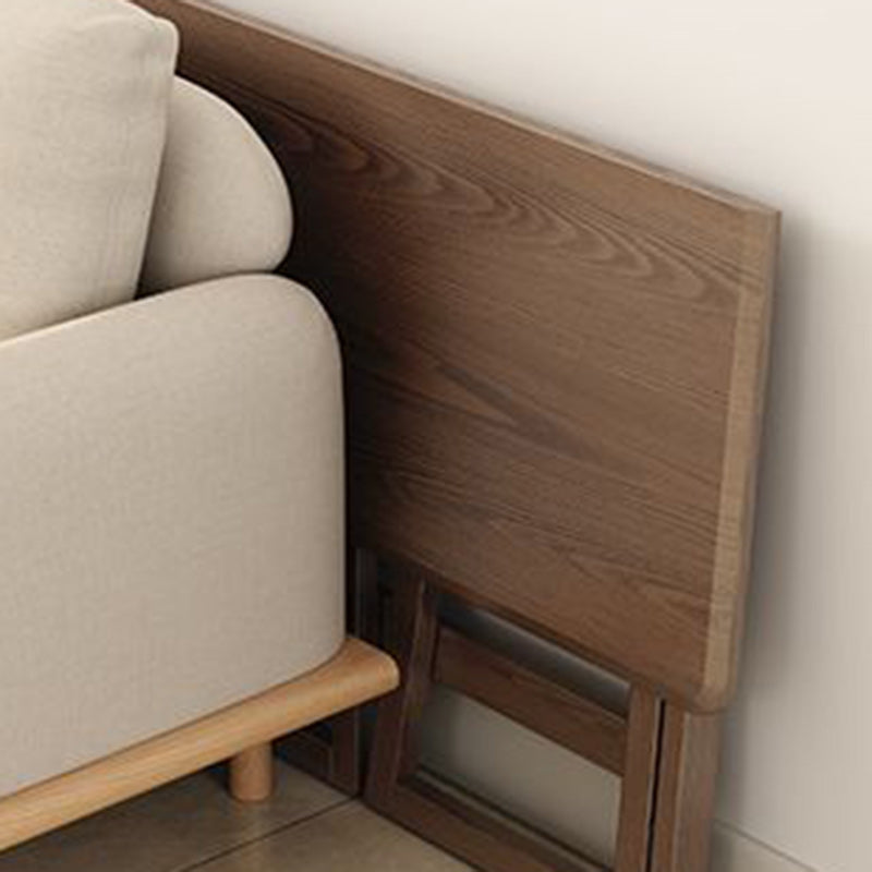 Modern Simplicity Rubber Wood Foldable Desk & Chair Set – Rectangular Study Table, Space-Saving Design