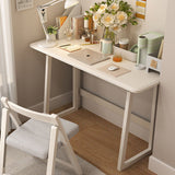 Modern Simplicity Rubber Wood Foldable Desk & Chair Set – Rectangular Study Table, Space-Saving Design