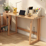 Modern Simplicity Rubber Wood Foldable Desk & Chair Set – Rectangular Study Table, Space-Saving Design