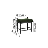 Modern Retro Solid Wood Vanity Desk with Arch Mirror and Roman-Column Accents, Includes Matching Stool for Bedroom