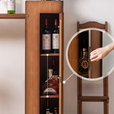 Contemporary Bamboo Foldable Bar Table & Chair Set - Rectangular, Space-Saving Dining Room Furniture