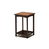 Traditional Chinese Solid Wood Square Carved Coffee Table & Chair Set for Living Room - Elegant, Durable Living Room Furniture