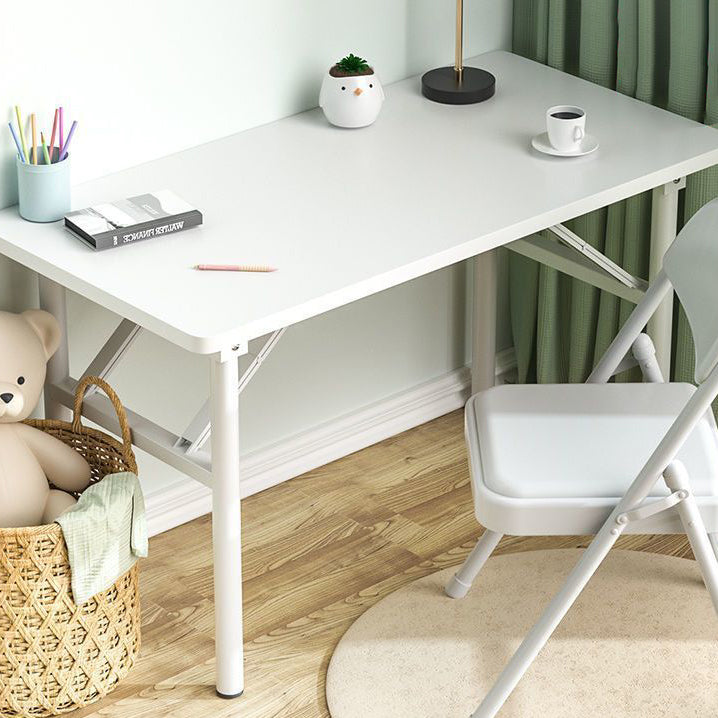 Sleek Modern Minimalist Foldable Rectangular Steel Desk for Home Office
