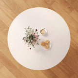 Modern Minimalist Foldable Dining Table with X-Shape Iron-Pipe Base and High-Density Top - Round or Square, Seats 2-6