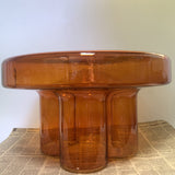 Sleek Contemporary Scandinavian Round Glass Coffee Table for Living Room