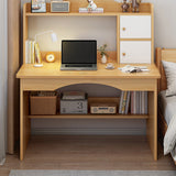 Modern Minimalist Rectangular MDF Makeup Vanity with 2 Cabinets – Sleek Bedroom Vanity Desk