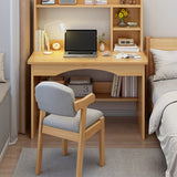 Modern Minimalist Rectangular MDF Makeup Vanity with 2 Cabinets – Sleek Bedroom Vanity Desk