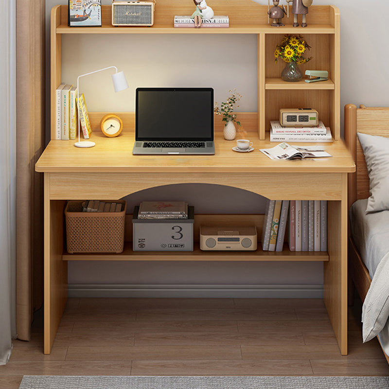 Modern Minimalist Rectangular MDF Makeup Vanity with 2 Cabinets – Sleek Bedroom Vanity Desk