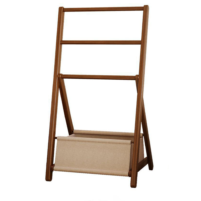 Sleek Modern Bamboo Display Rack with Triangular Frame and Rounded Edges — Minimalist Living Room Decor
