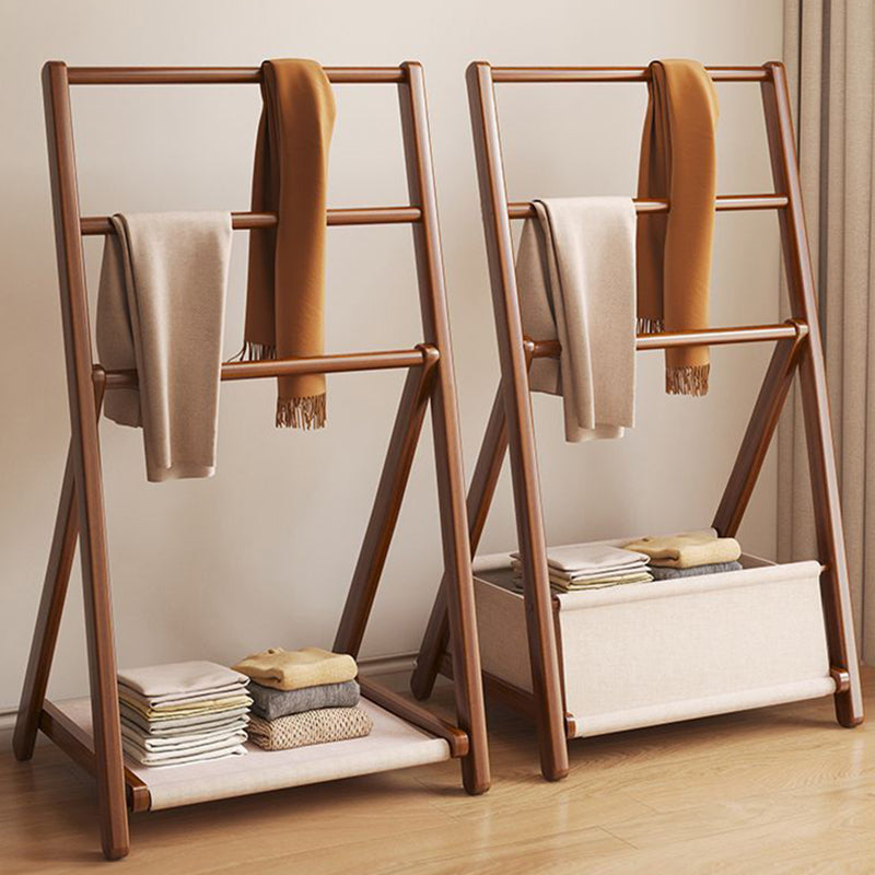 Sleek Modern Bamboo Display Rack with Triangular Frame and Rounded Edges — Minimalist Living Room Decor