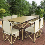 Sleek Modern Minimalist Rectangular Carbon Steel Folding Outdoor Dining Table – 1-Tier for Patio