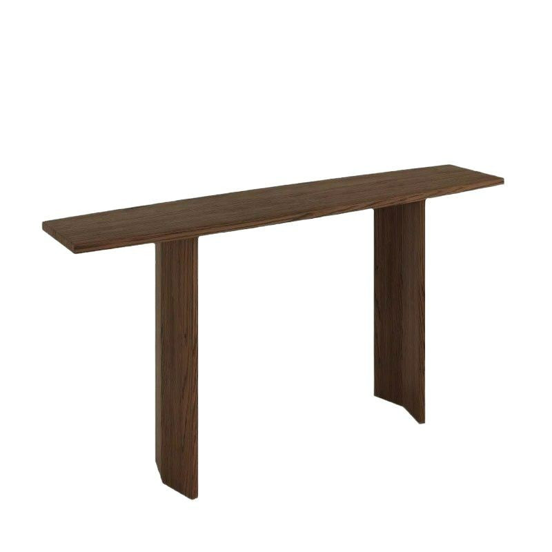 Modern Minimalist Rectangular Console Table — Pine & Ash Wood, 1-Tier, Perfect for Entryway
