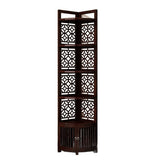 Traditional Chinese-Style Rectangular Bamboo Corner Shelf Unit - 5/6-Tier Storage for Living Room