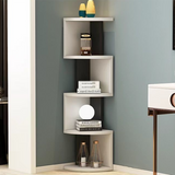Modern Minimalist Rectangular Particle Board Bookshelves – 4- or 5-Tier Storage for Living Room