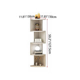 Modern Minimalist Rectangular Particle Board Bookshelves – 4- or 5-Tier Storage for Living Room