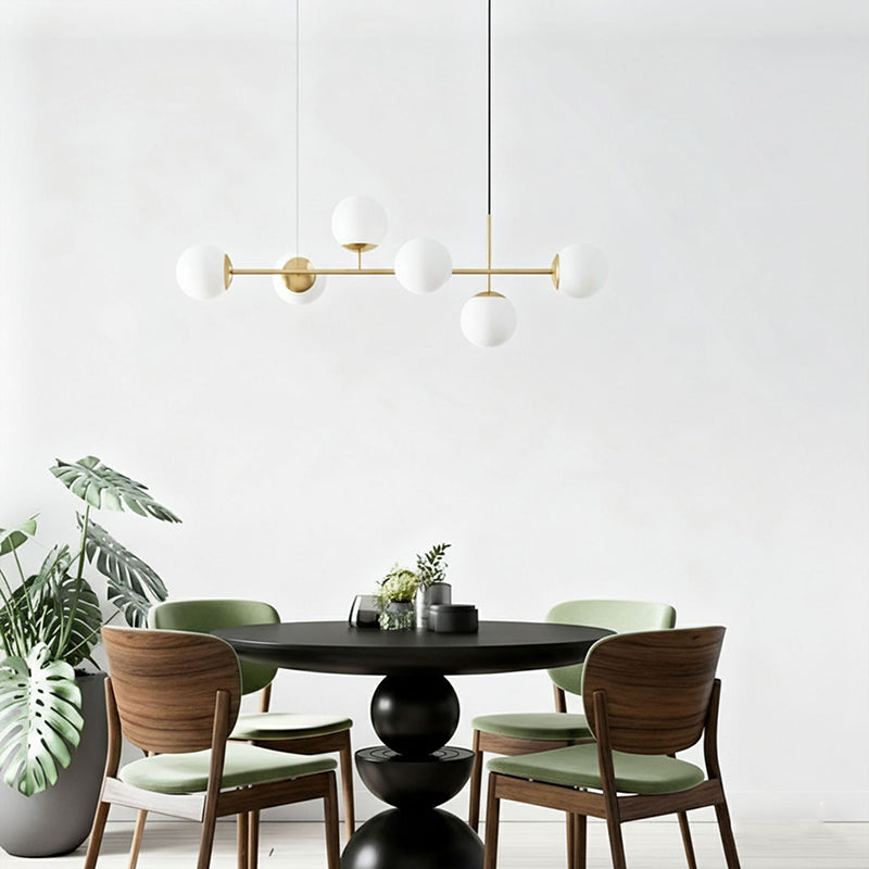 Modern Minimalist Fiberglass Round Dining Table — Seats 4 to 8