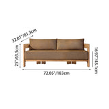 Modern Nordic Teak Outdoor Sofa & Table Set – Square & Rectangular Design for Patio
