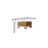 Modern Nordic Teak Outdoor Sofa & Table Set – Square & Rectangular Design for Patio