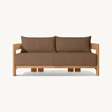 Modern Nordic Teak Outdoor Sofa & Table Set – Square & Rectangular Design for Patio