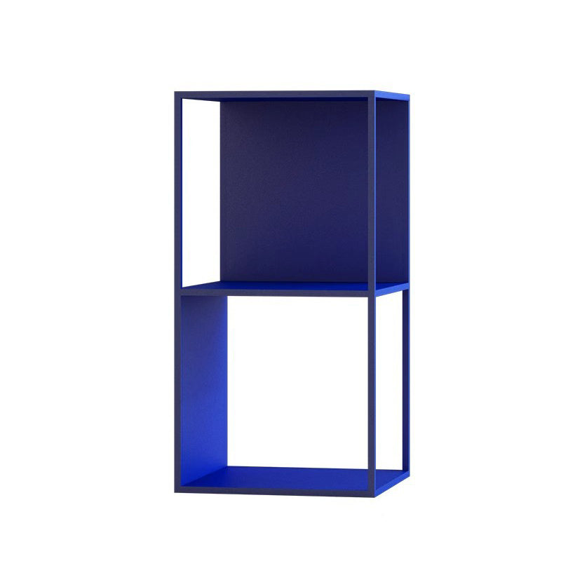 Sleek Modern Minimalist 3-Tier Carbon Steel End Table – Square Design for the Living Room