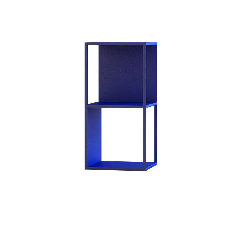 Sleek Modern Minimalist 3-Tier Carbon Steel End Table – Square Design for the Living Room