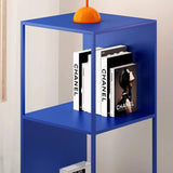 Sleek Modern Minimalist 3-Tier Carbon Steel End Table – Square Design for the Living Room