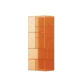 Modern Minimalist 9-Cabinet Acrylic Display Rack - Square & Rectangular Shelving for Living Room