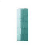 Modern Minimalist 9-Cabinet Acrylic Display Rack - Square & Rectangular Shelving for Living Room
