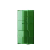 Modern Minimalist 9-Cabinet Acrylic Display Rack - Square & Rectangular Shelving for Living Room