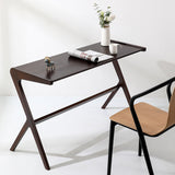 Sleek Modern Minimalist Rectangular Beech Wood Desks with MDF for Home Office