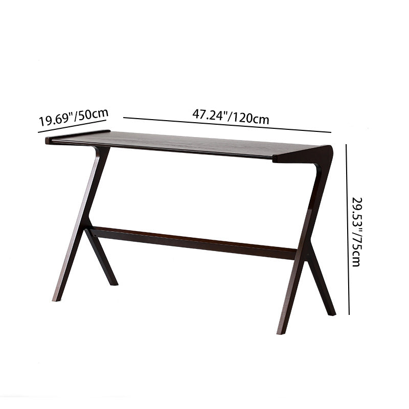 Sleek Modern Minimalist Rectangular Beech Wood Desks with MDF for Home Office